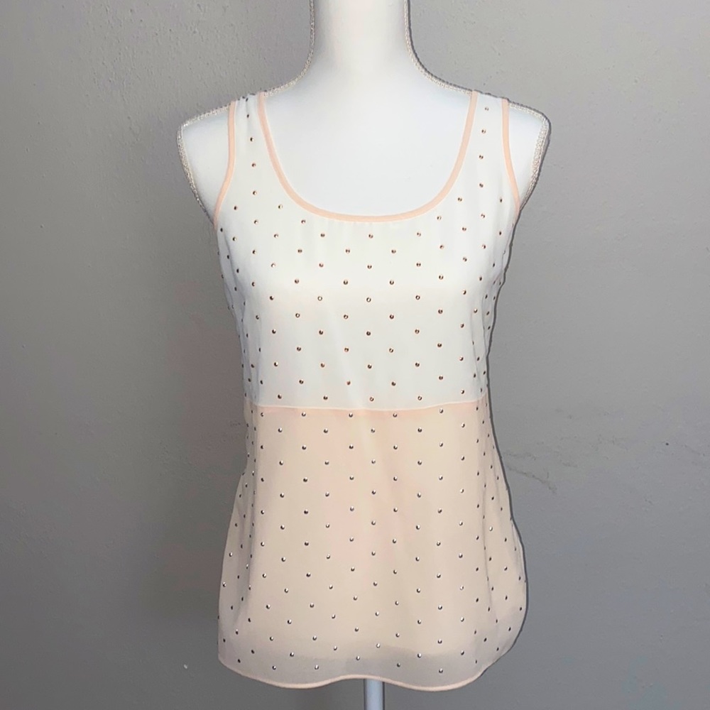 Studded sleeveless top